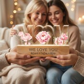Personalized Mother's Day Name Lamp, Custom Acrylic Night Light