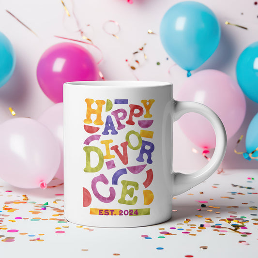 Custom Divorce Mug, Happy Divorce Gift FOr Divorce Party, Breakup Gift, New Start Gift For Bestie, BFF, New Beginnings Gag Gift For Her