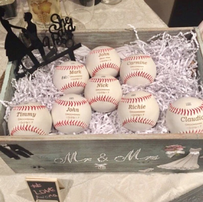 Ring Bearer Gift, Personalized Baseball, Custom Baseball, Ring Security, RingBearer Gift, Junior Groomsman, Baseball Gift