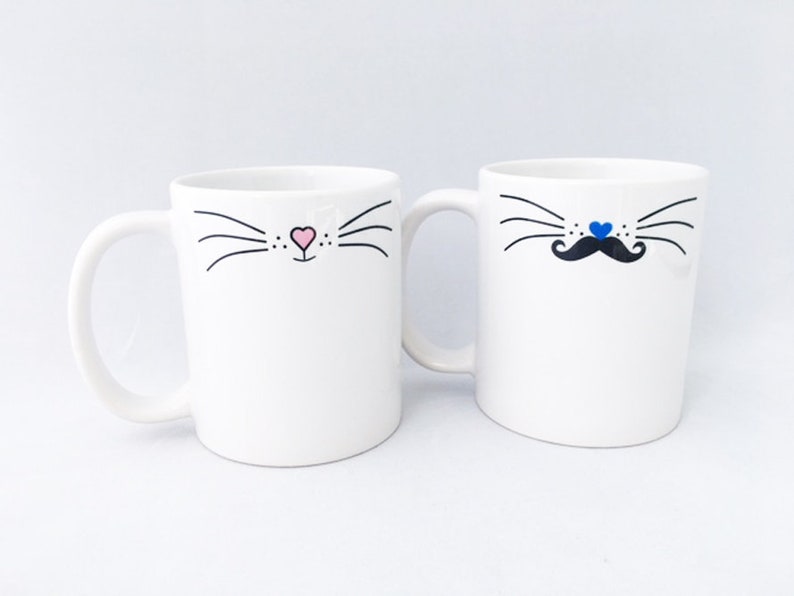 Coffee Cup Set, Unique Wedding Gifts for Couple, Funny His and Hers Mugs, Unique Coffee Mugs
