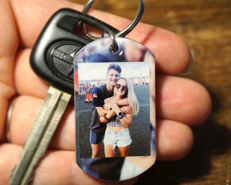 Boyfriend Keychains, Gift For Boyfriend, Anniversary Gift, Key Chain, Gift For Him, Photo, Photo gift, Personalized, Custom, picture
