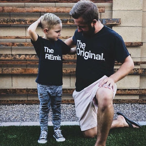 Matching Original Remix Shirts, Father Son Shirts, Dad and Baby Shirts, Dad and Daughter, Gift for husband, Shirt for New Dad