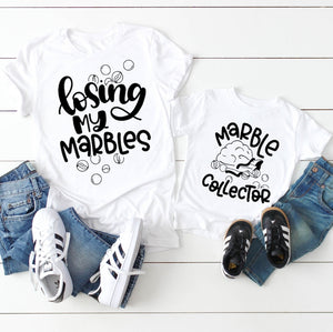 Losing My Marbles Mom And Son Shirt, Mom And Son Matching Shirt, Mom And Daughter Shirt