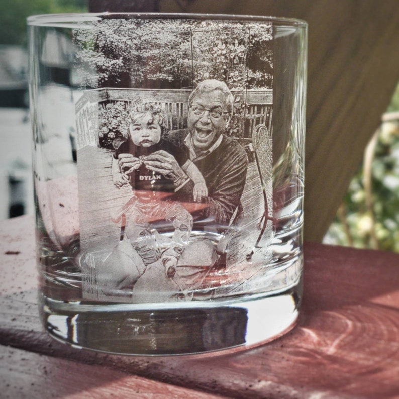Father's Day Gift from Daughter Glass | Dod dad gift fathers day gift, dad gift, papa gift, grandpa gift, family portrait, personalized dad gift