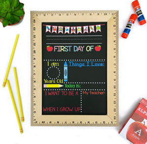 First Day of School Sign, First Day of Kindergarten Sign, 1st Day of Preschool, Back to School Chalkboard il_794xN.1953799095_4typ.jpg?v=1720404701