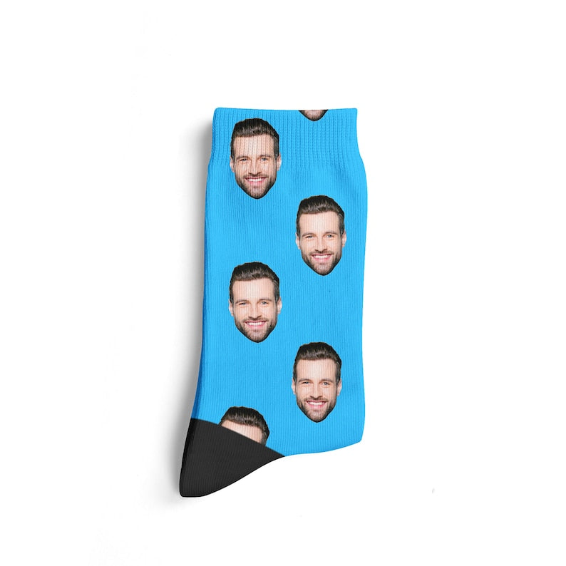 Custom Face Socks, Personalized Photo Socks, Picture Socks, Face on Socks, Customized Funny Photo Gift For Her, Him or Best Friends