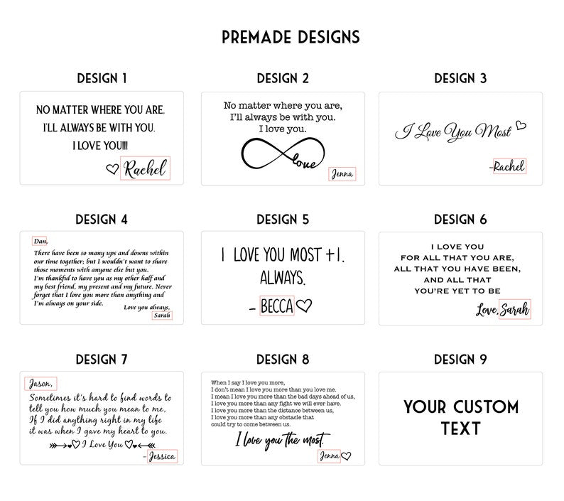 Personalized Handwritten Wallet Card Black, Etched Wallet Insert, Metal Wallet Card, Anniversary Gift