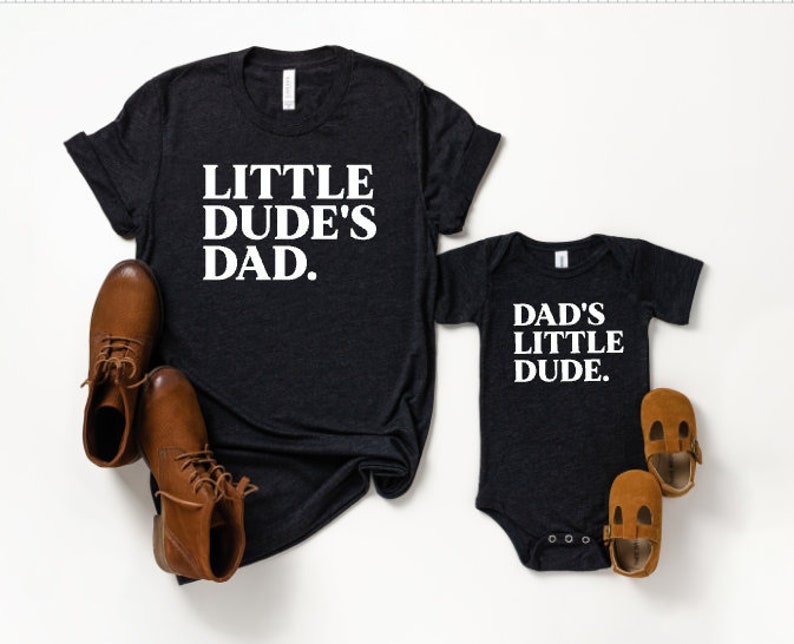 Father Son Shirts | Father's day shirts | Daddy and me shirt | Matching daddy son shirts | Father son matching shirts | Dad's little dude