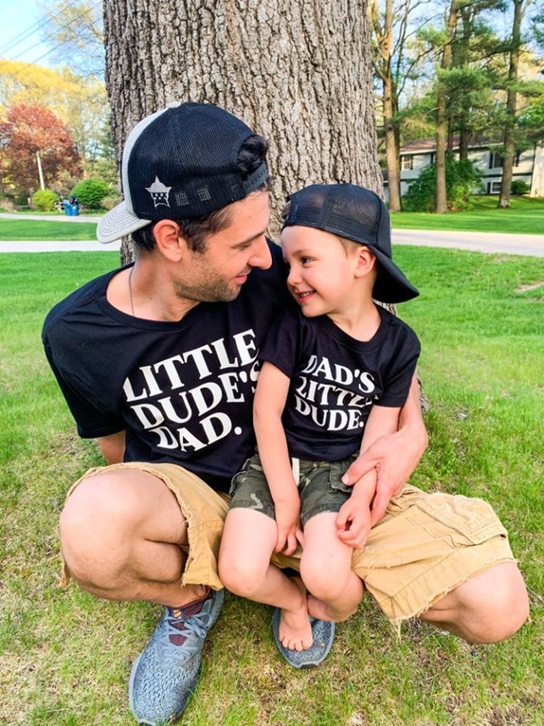 Father Son Shirts | Father's day shirts | Daddy and me shirt | Matching daddy son shirts | Father son matching shirts | Dad's little dude