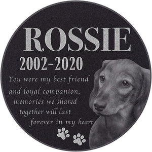 Personalized Memorial Pet Stone Personalized Pet Memorial Garden Stone, Pet Grave Marker, Pet Memorial Stone, Pet Loss Gift Cat Dog Memorial