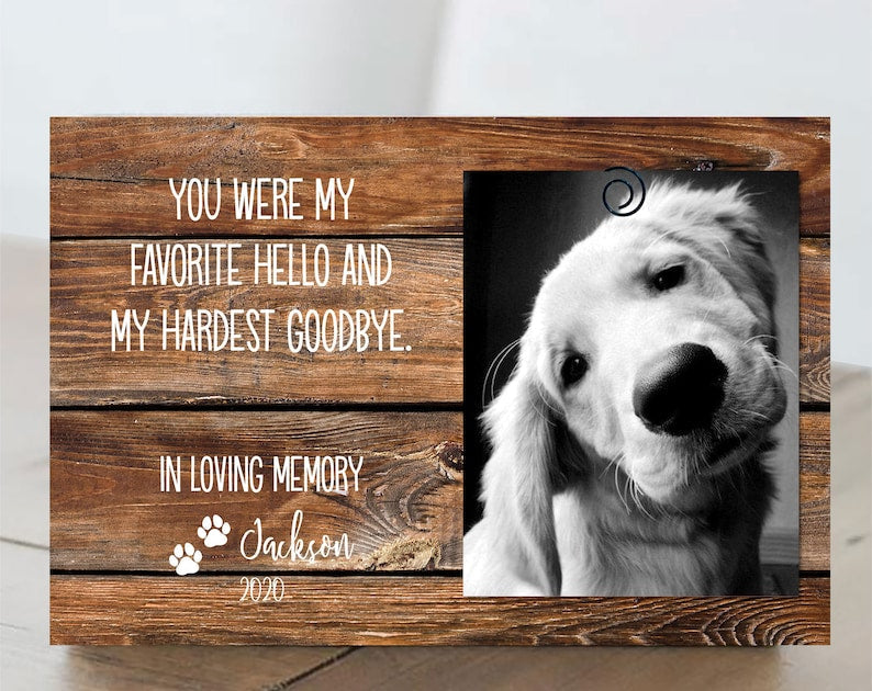 Pet Loss Gifts | Personalized Pet Memorial Frame | Cat Loss Gift | Dog Loss Gift | Pet Bereavement Gift | Pet Sympathy Gift | Pet Loss Frame il_794xN.2609164723_b9zz.jpg
