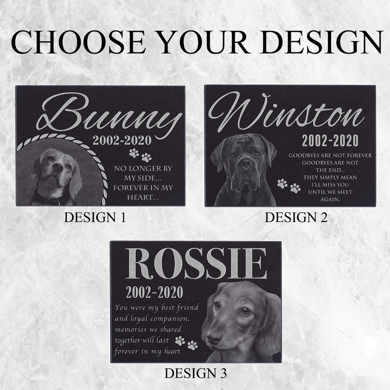 Personalized Memorial Pet Stone Personalized Pet Memorial Garden Stone, Pet Grave Marker, Pet Memorial Stone, Pet Loss Gift Cat Dog Memorial
