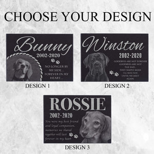 Personalized Memorial Pet Stone Personalized Pet Memorial Garden Stone, Pet Grave Marker, Pet Memorial Stone, Pet Loss Gift Cat Dog Memorial