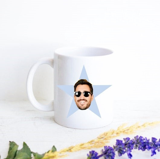Custom Star Face Mug | Star Mug, World's Best Boss Mug, Funny Boss Gift, Boss Office Mug, Boss Birthday, Boss Birthday, Christmas Gift Boss