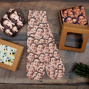 Funny Socks with Faces for Men Women Cats Dogs, Personalized Photo Gifts | Personalized Socks for Women Men