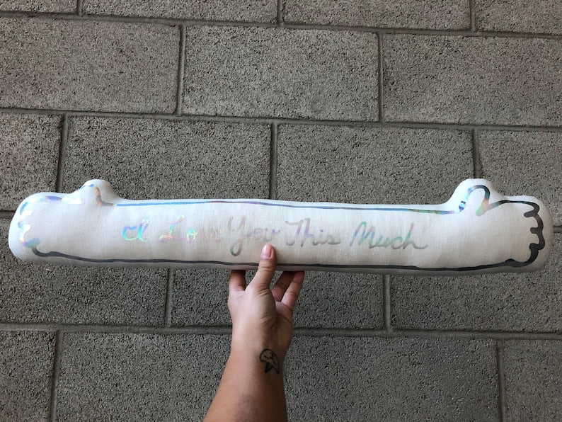 I Love You This Much Pillow Plush