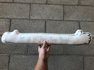 I Love You This Much Pillow Plush