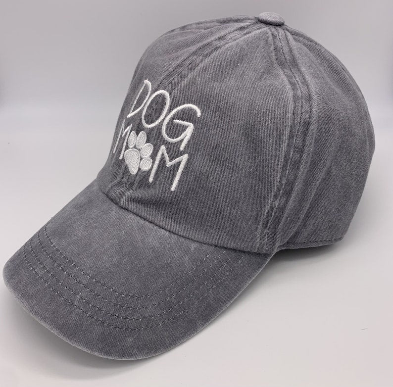 Custom Pet Embroidered Dog Mom Hat, Custom Dog Personalized Hat, Dad Dog Mom Gift, Personalized Dog Mom Hat, Custom Gifts For Dog Lovers