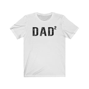 Dad 2 Men's Shirt, Dad Squared Shirt, Father of 2 T-shirt Personalized Apparel Father's Day Gift