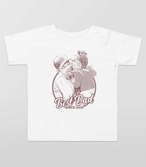Custom Photo Shirt For Dad, Fathers Day Gifts, Father's Day Shirt, Personalized Dad Portrait Shirt, Dad Birthday Gifts, Gift for Husband