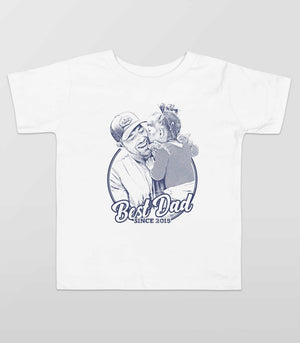Custom Photo Shirt For Dad, Fathers Day Gifts, Father's Day Shirt, Personalized Dad Portrait Shirt, Dad Birthday Gifts, Gift for Husband