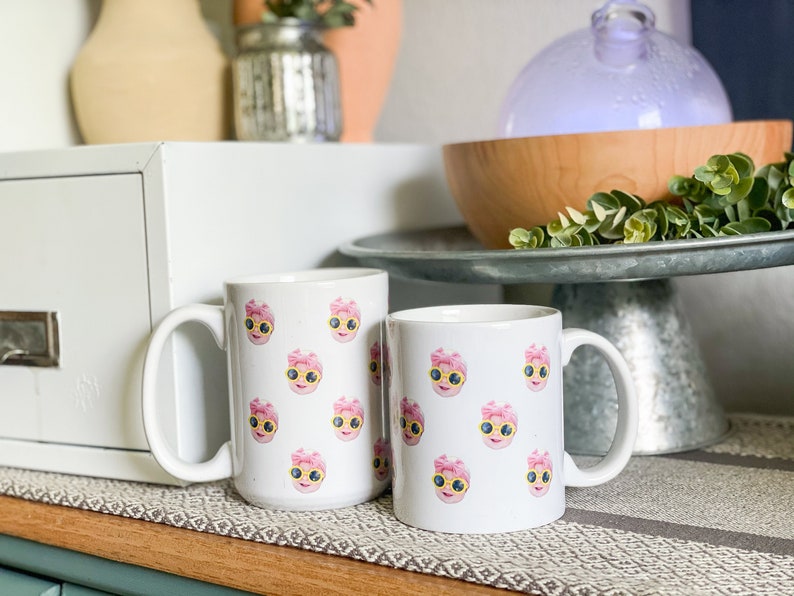 Custom Baby Face Mug, Baby Face Pattern Mug, Grandpa Mug Gift, Dad Birthday Gift, Baby Face Cup, Mug with Baby Pictures, Father's Day Mug