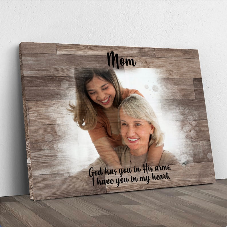 Memorial Gift For Loss Of Mother, Sympathy Gift Loss Of Mother Canvas Sign, Bereavement Gift Mother's Day Gift Mother Memorial Gift