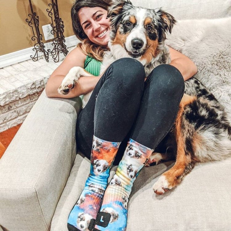Custom Dog Printed Socks - Customized Photo Socks, Personalized Socks, Custom Printed Socks, Picture Socks, Gift Socks