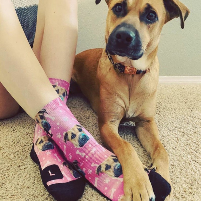 Custom Dog Printed Socks - Customized Photo Socks, Personalized Socks, Custom Printed Socks, Picture Socks, Gift Socks