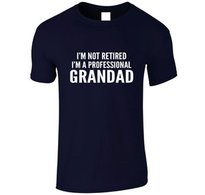 I'm Not Retired I'm a Professional Grandad Shirt, Cool Grandpa Dad, Funny Birthday Gift, Daddy Fathers Day