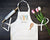 Personalized Linen Kitchen Apron, Custom Cooking Apron with Pocket, Mother's Day Gift, Gift For Mom, Gift For Grandma