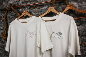 Personalized Pinky Promise Partner Embroidered T-Shirt | Birthday Gift | Gift for Partner