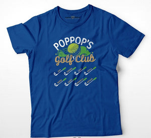 Personalized Grandpa Golf Club Shirt With Grandkids Names, Golf Gifts For Dad Grandpa, Golfing Dad