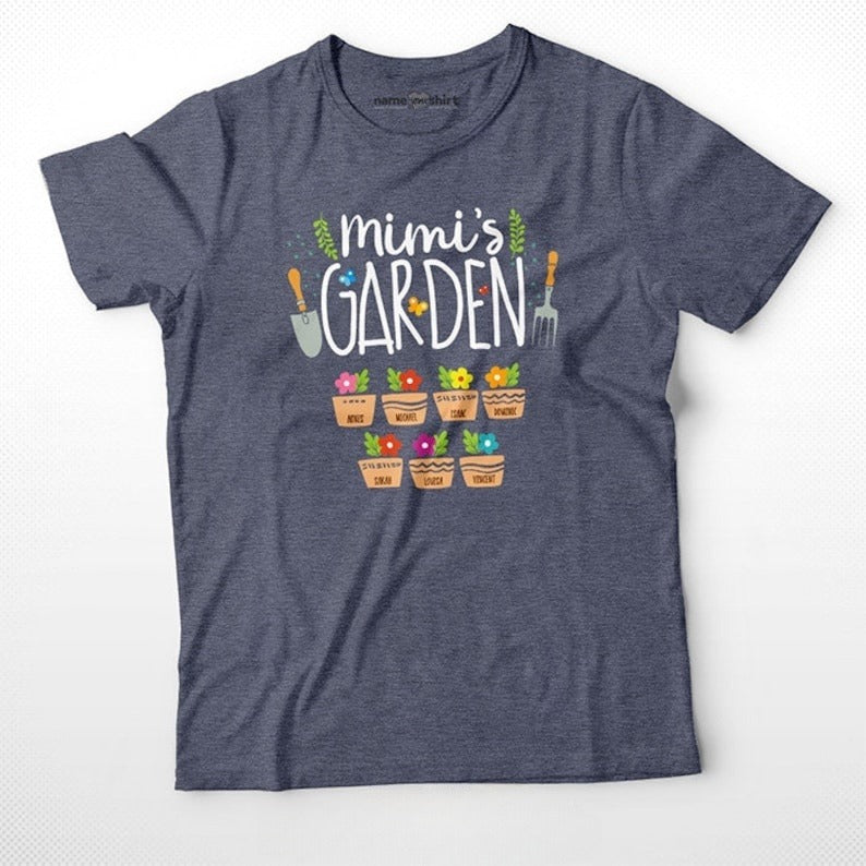 Personalized Grandma's Garden Shirt Grandma Gift For Grandma Nana Shirt Oma Shirt Grandma shirt Grandma Tee New Grandma With Grandkids Names