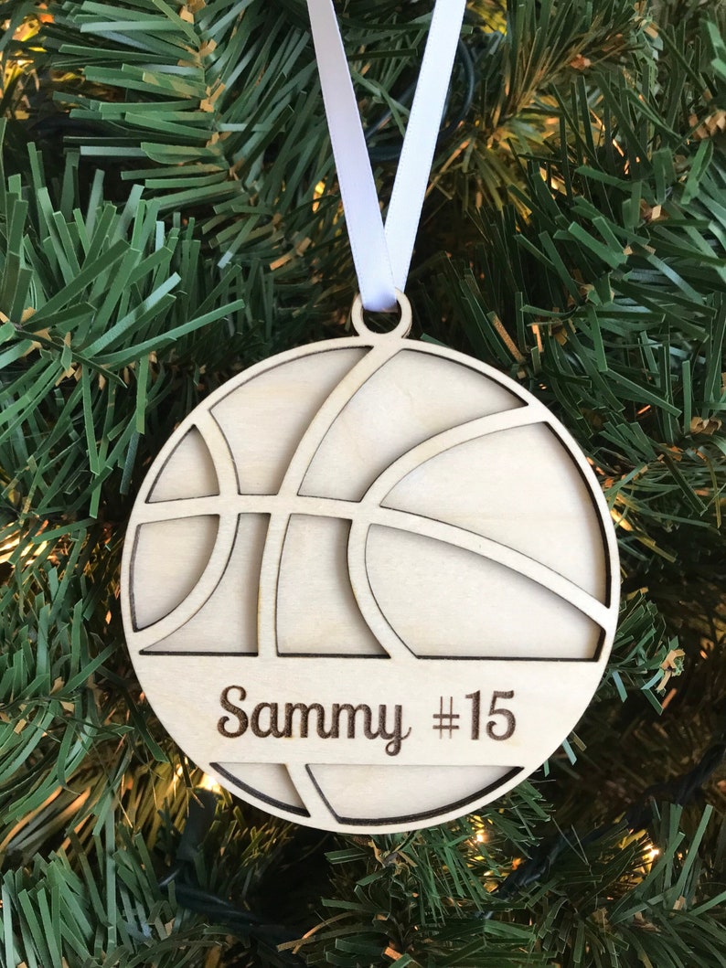Personalized Basketball Ornament