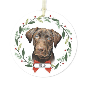 Custom Dog Ornament Made from Photo, Dog Ornament Personalized, Gift for Dog Mom, Pet Portrait Ornament, Custom Cat Christmas Ornament