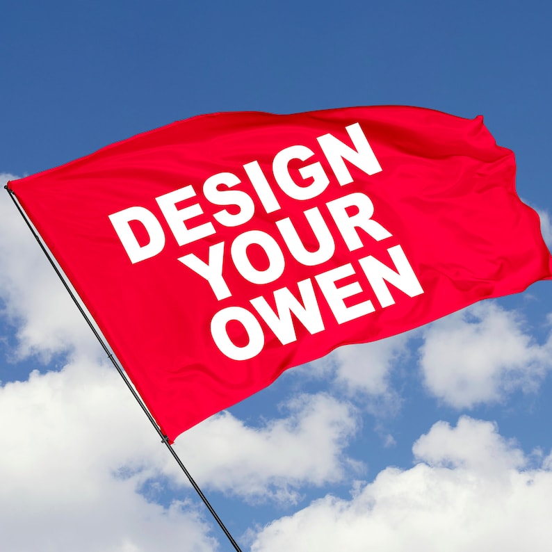 Custom Any Size Single Double Polyester Flags, Personalized Photo /Text Flag, Customized Sports Competition/Company Logo Banner