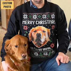 Custom Photo Ugly Christmas Ya Filthy Animal Dog Cat Sweatshirt, Dog Lover Sweater Christmas il_794xN.3364299146_jxlg_c9ec110b-d433-4ec9-b6eb-6caa1e0d3c1e.jpg