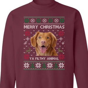 Custom Photo Ugly Christmas Ya Filthy Animal Dog Cat Sweatshirt, Dog Lover Sweater Christmas il_794xN.3364306942_dd4z_e30b85ef-3e17-46d4-bc2a-5cea53db9822.jpg