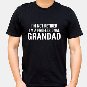 I'm Not Retired I'm a Professional Grandad Shirt, Cool Grandpa Dad, Funny Birthday Gift, Daddy Fathers Day