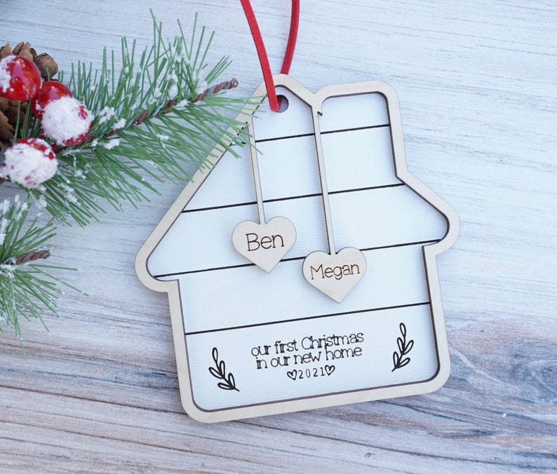 First Christmas in our New Home Ornament / Personalized