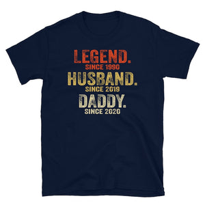 Legend Husband Daddy Papa Customized Shirt, Personnalized Legend Husband Dad Grandpa, Personalized Gifts for Grandpa, Dad Fathers Day Tee