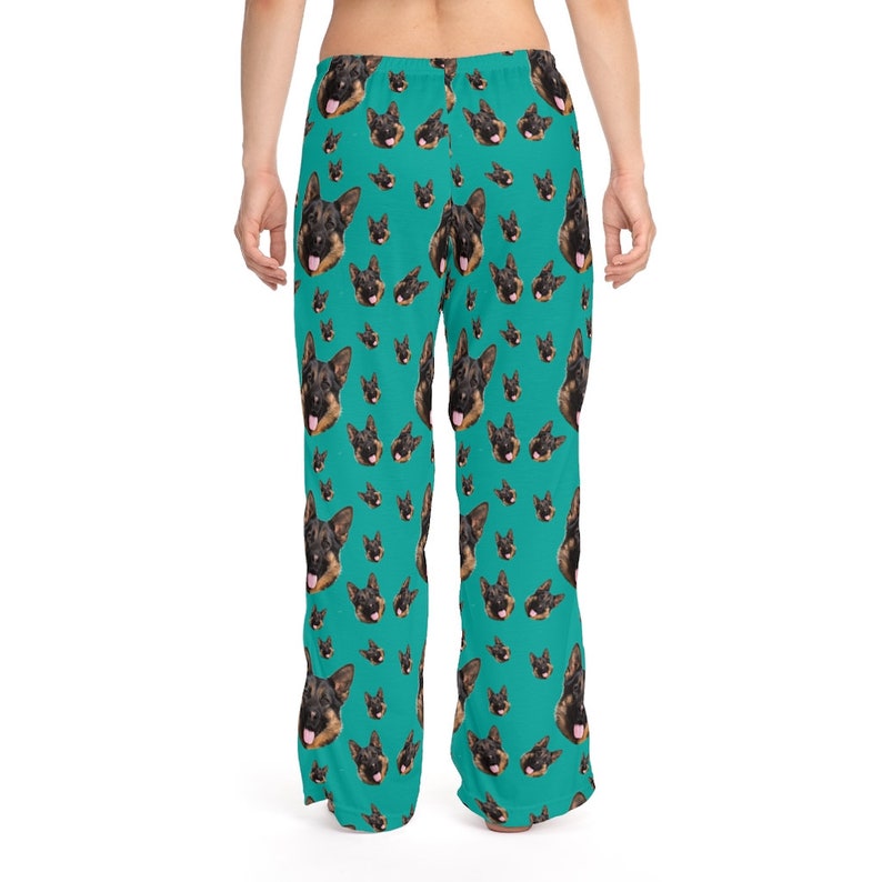 Custom pajama pants with pet face Dog face photo pajamas Personalized pajama pants Family matching pjs with your picture Pj's for women