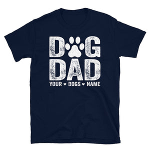 Dog Dad Shirt with Dog Names, Personalized Gift for Dog Dad, Custom Dog Dad Shirt with Pet Names, Dog Owner Shirt, Dog Lover Gift Father Day