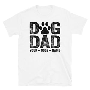 Dog Dad Shirt with Dog Names, Personalized Gift for Dog Dad, Custom Dog Dad Shirt with Pet Names, Dog Owner Shirt, Dog Lover Gift Father Day