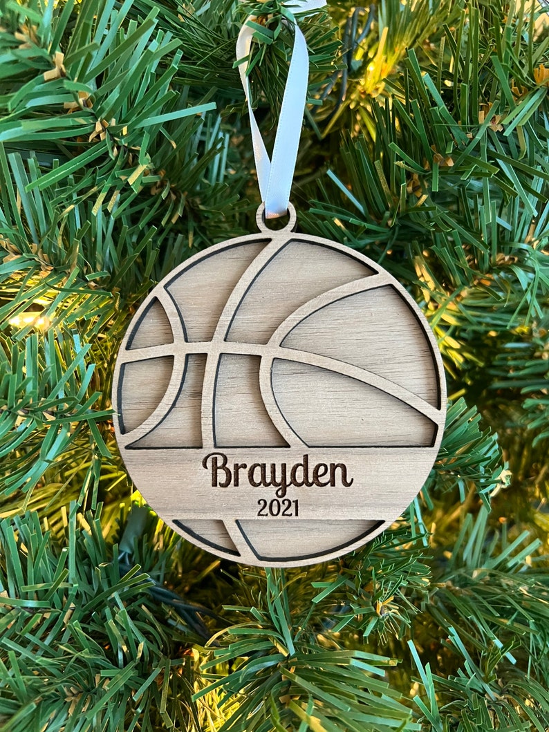 Personalized Basketball Ornament