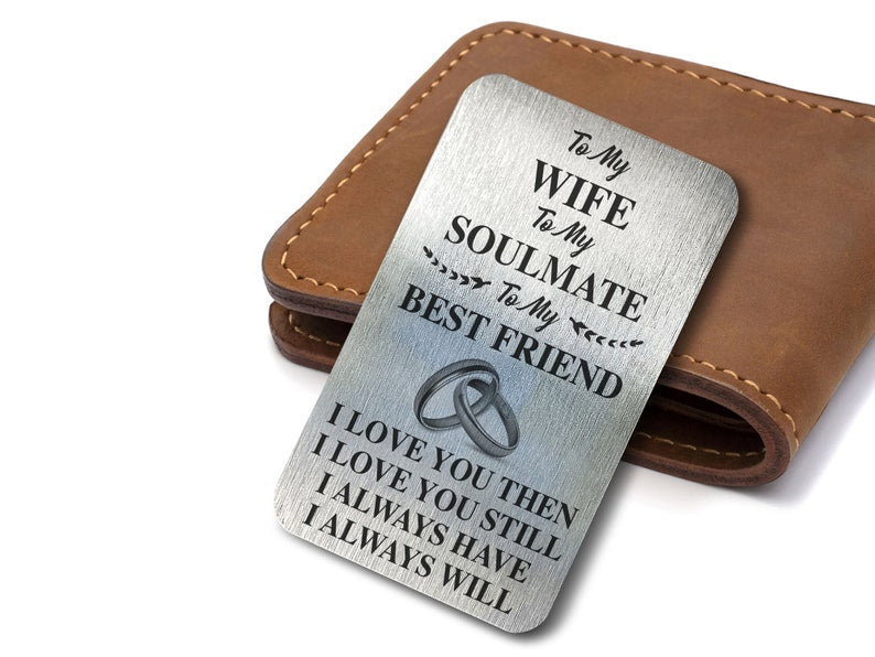 To My Wife Best Friend Soulmate Sentimental Romantic Keepsake Gift For Him, Her, Wife, Husband, Valentine's, Anniversary