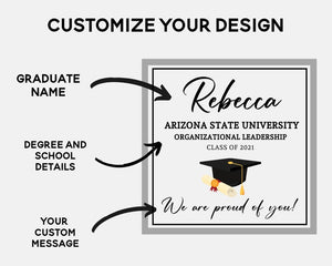 Custom Graduation Gift - Graduation Memory, Personalized Graduation Gift, Class of 2025, Custom Memorial Gift