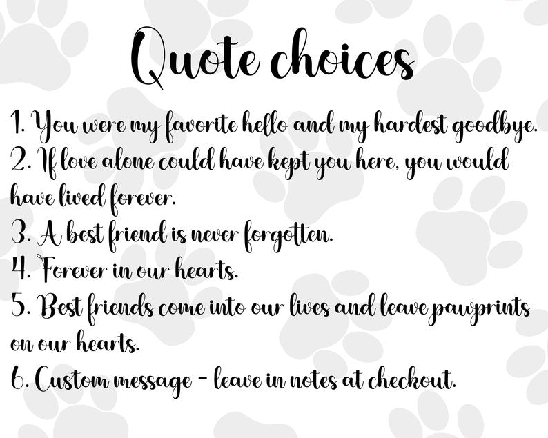Pet Memorial Sign, Pet Memorial Gift, Pet Loss Gift, Personalized Cat Memorial, Personalized Dog Memorial, Personalized Pet Memorial