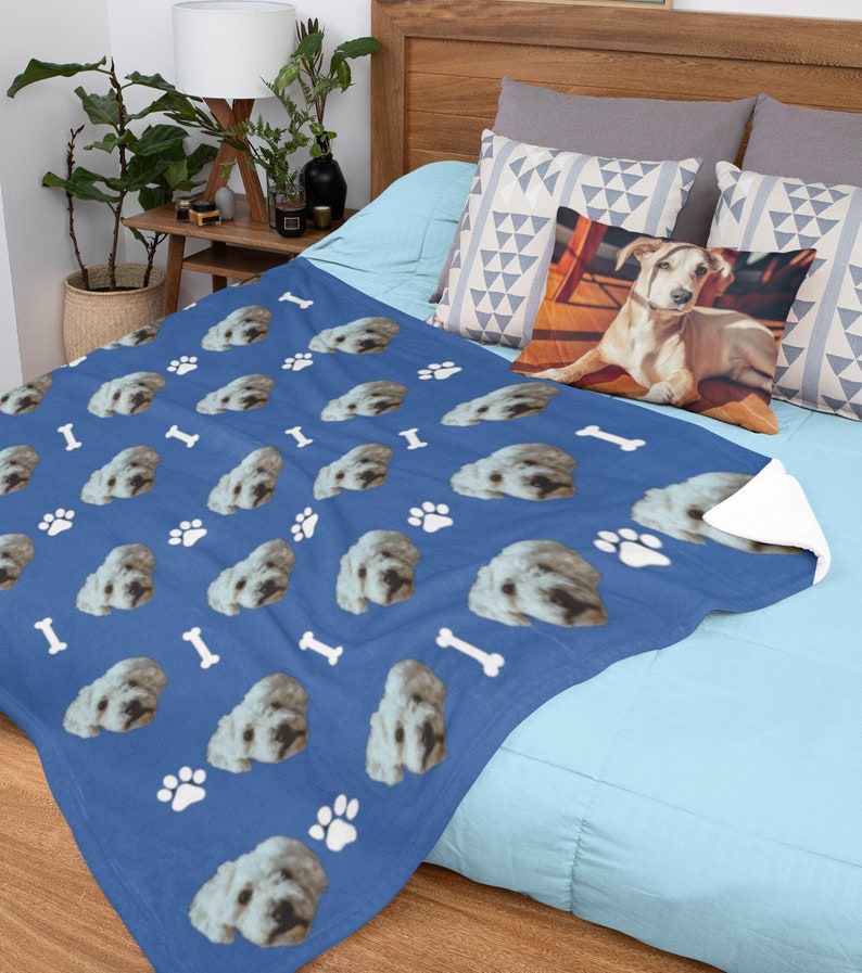 Your Dog On A Blanket,Personalized Pet Photo Blanket,Custom Dog Face Blankets, Dog Lover Gift, Dog Mom Gift, Pet Photo Blanket, Cat Blanket il_794xN.3590452400_az3s.jpg